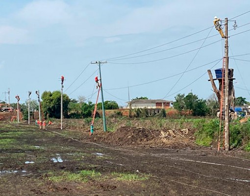 Canoas recebe  reforço elétrico  em rede de  distribuição  e água